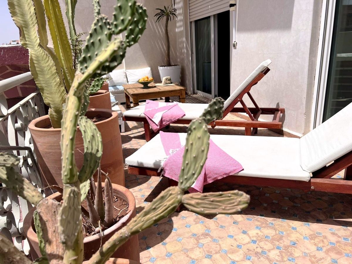 Appartement indépendant à Guéliz, Marrakech, pour couple